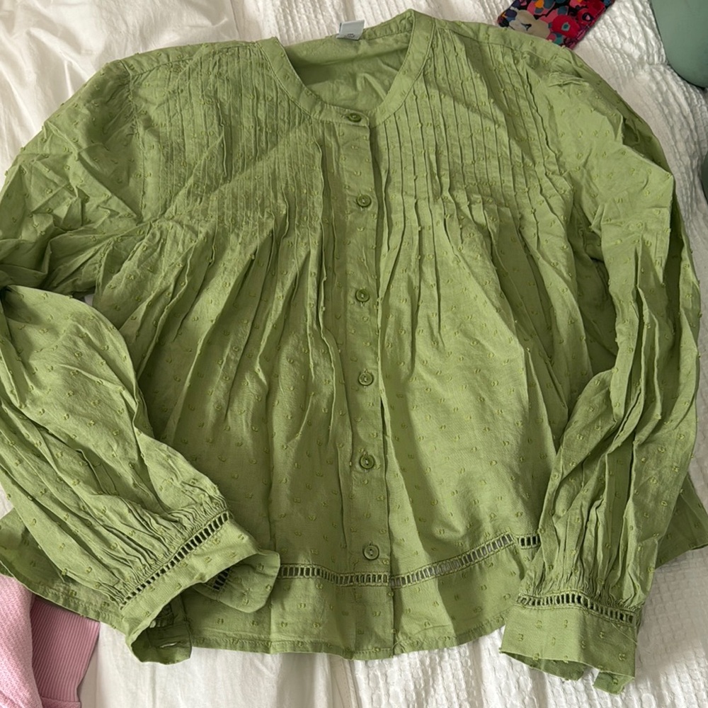 Green Women’s Blouse